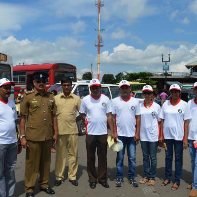 Anti Corruption Day Sticker Campaign 2015 Matara 11