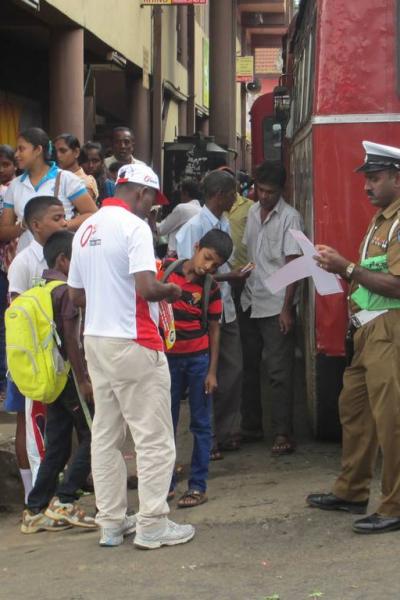 Anti Corruption Day Sticker Campaign Badulla 12